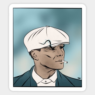 Thomas Shelby as a manga character Sticker